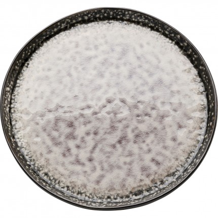 Plate Soho grey Ø21cm (4/set) Kare Design
