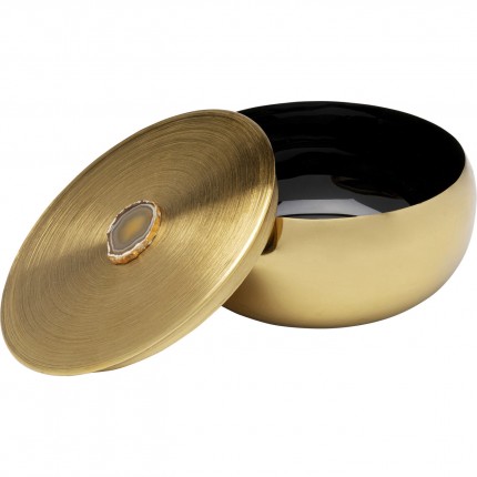 Opberger Shine goud Ø16cm Kare Design
