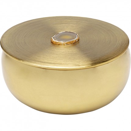 Opberger Shine goud Ø16cm Kare Design