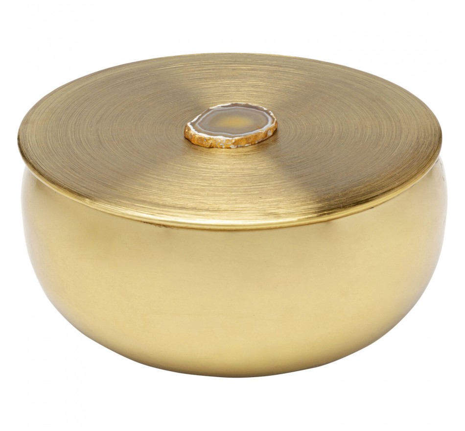 Opberger Shine goud Ø16cm Kare Design