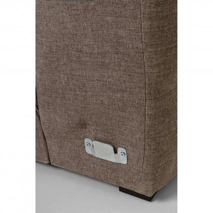 Corner Sofa Salamanca XL brown left Kare Design