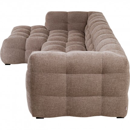 Corner Sofa Salamanca XL brown left Kare Design