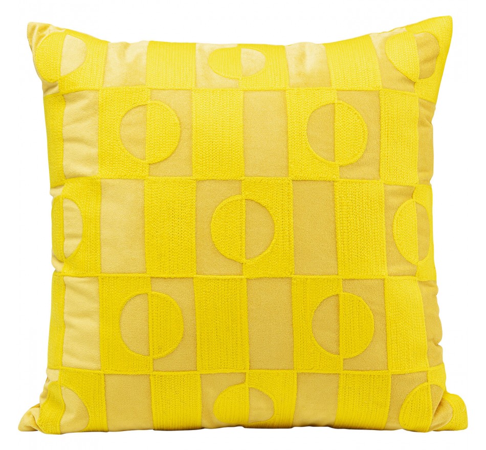 Coussin Phase jaune Kare Design Coussin Phase jaune Kare Design
