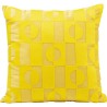 Coussin Phase jaune 45x45cm