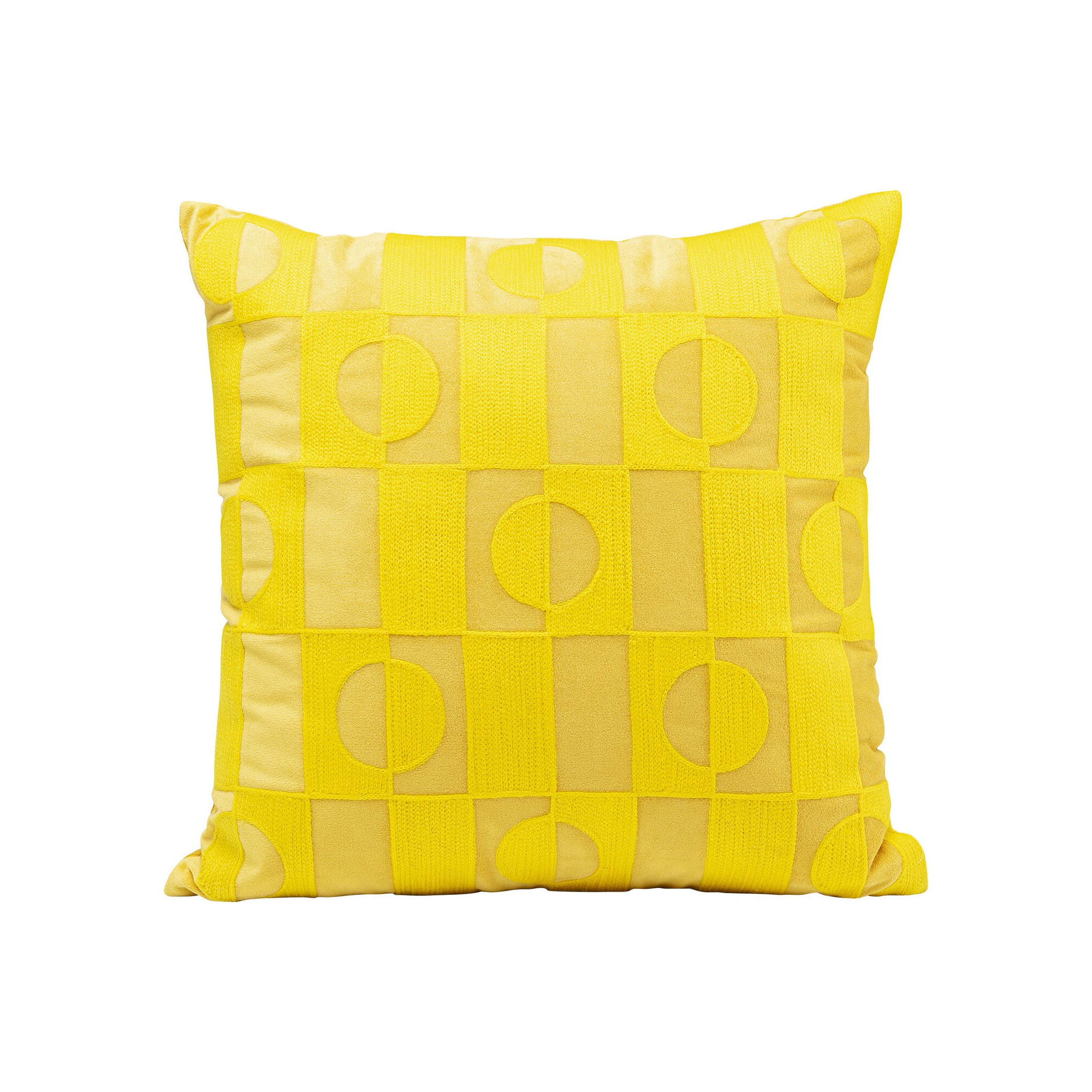 Coussin Phase jaune 45x45cm