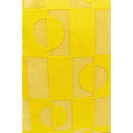 Coussin Phase jaune 45x45cm