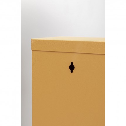 Schoenenkast Caruso geel 3 laden Kare Design