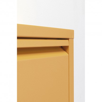 Schoenenkast Caruso geel 3 laden Kare Design