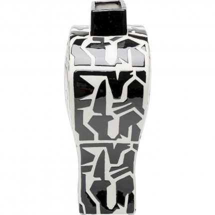 Vase Artistico black and white Kare Design