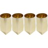 Waterglazen Diamond goud (4/Set) Kare Design