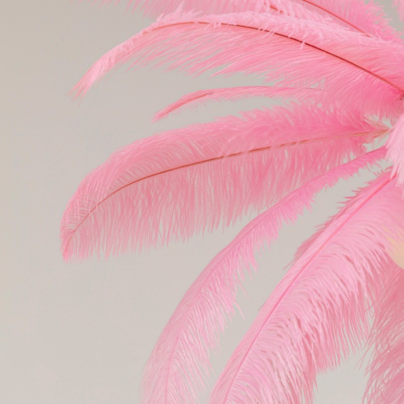 Suspension en plumes roses - Kare Design