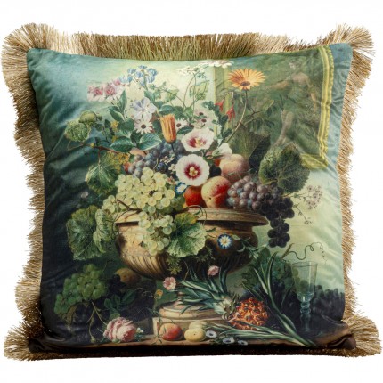 Kussen franje romantisch boeket Kare Design