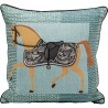 Coussin Show Horse Plaid 45x45cm
