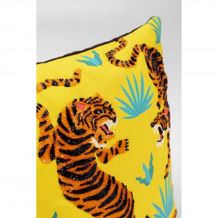 Cushion yellow tigers Kare Design