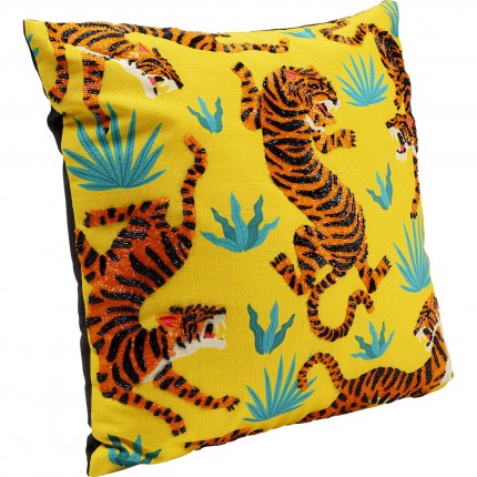 Cushion yellow tigers Kare Design
