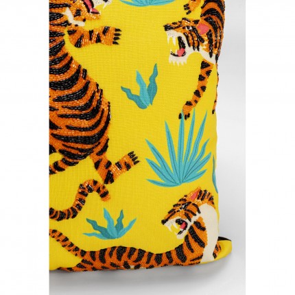 Cushion yellow tigers Kare Design