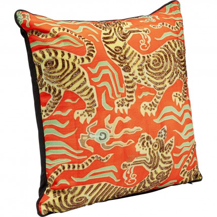 Cushion orange tigers Kare Design