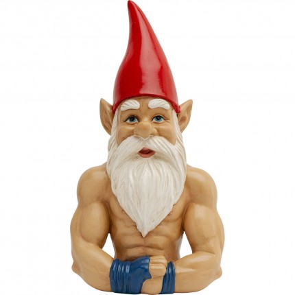 Deco bust gnome muscle 32cm Kare Design