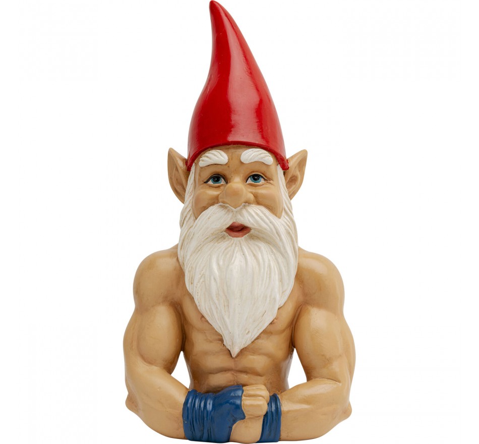 Deco bust gnome muscle 32cm Kare Design