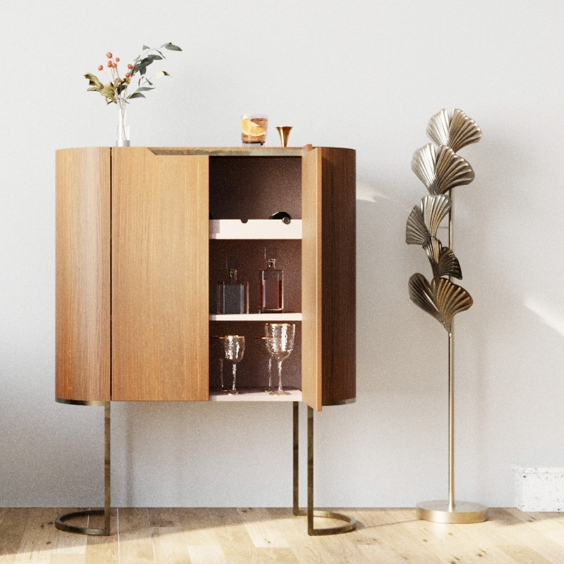 Bar effet bois - Giorgio - Kare Design