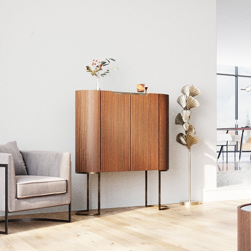 Bar effet bois - Giorgio - Kare Design