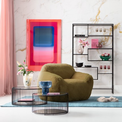 Fauteuil Mika 115cm groen olijf Kare Design