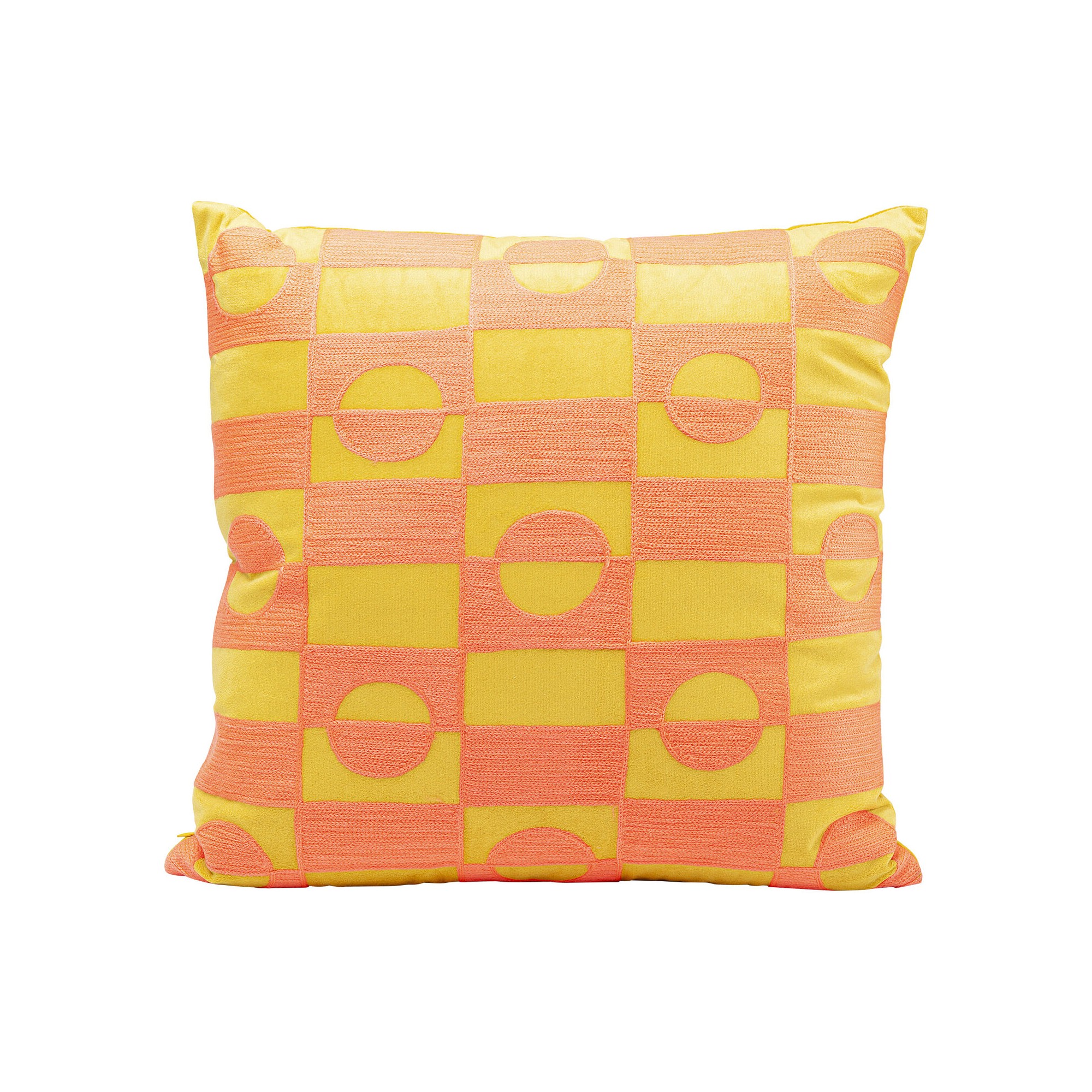 Coussin Phase orange 45x45cm