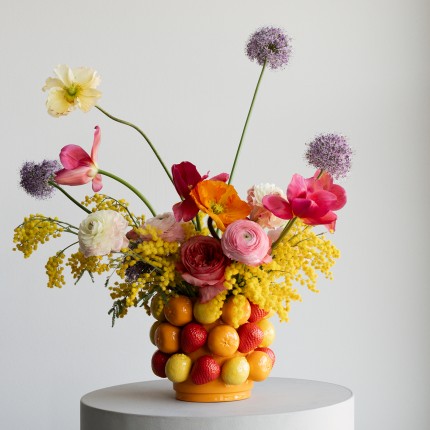 Vase fruits 20cm Kare Design