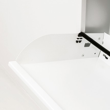 Schoenenkast Caruso wit 3+1 laden Kare Design