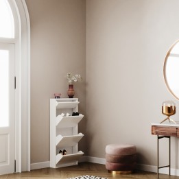 Shoe Container Caruso white 3+1 drawers Kare Design