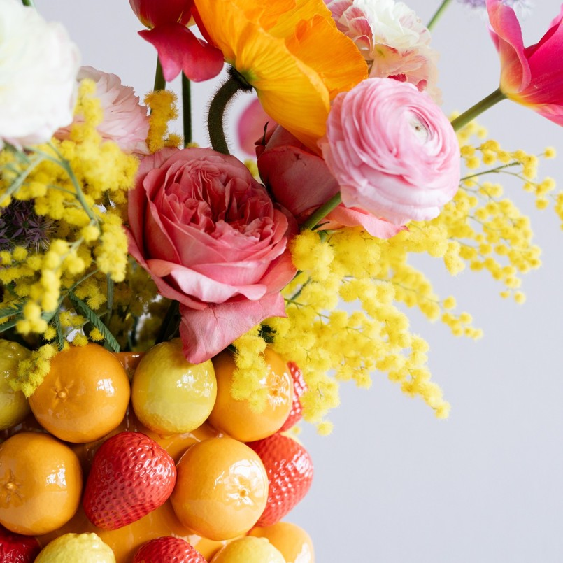Vase fruit 33cm Kare Design