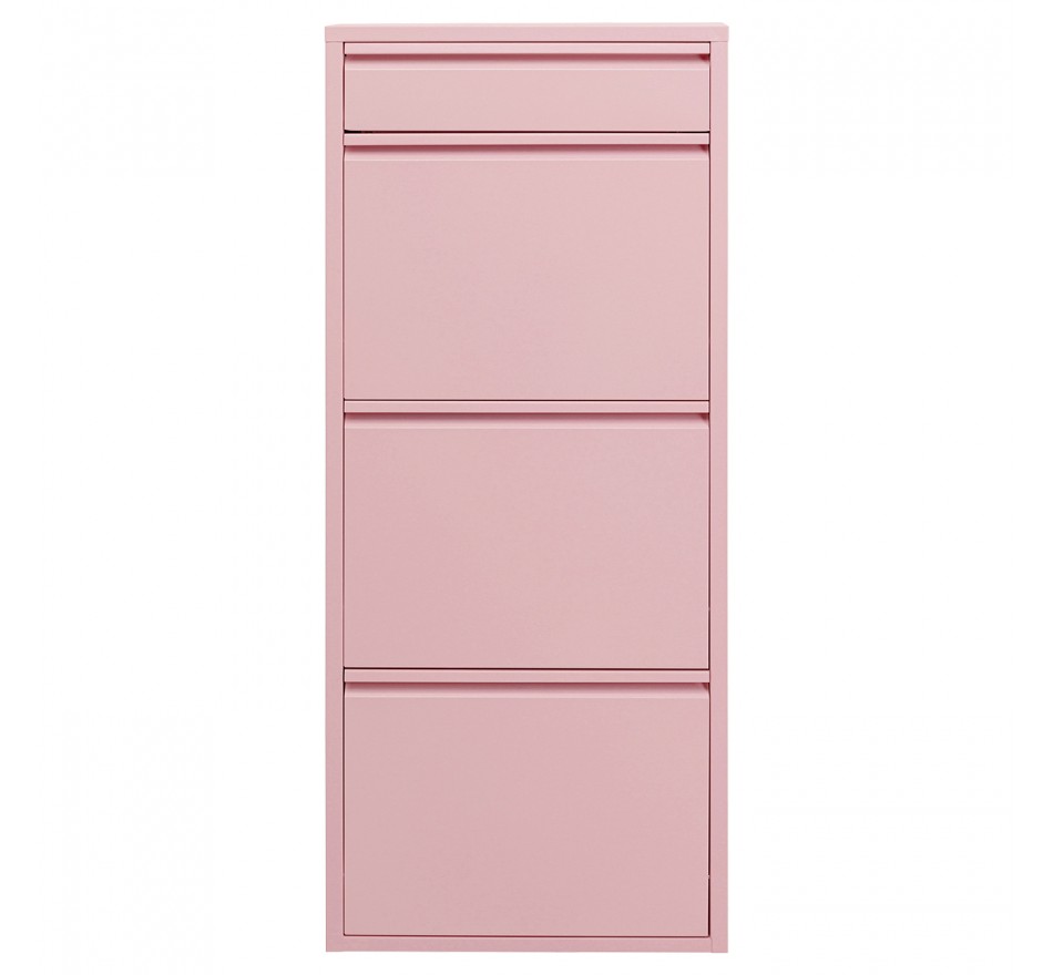 Schoenenkast Caruso roze 3+1 laden Kare Design