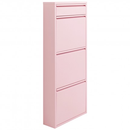 Schoenenkast Caruso roze 3+1 laden Kare Design