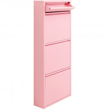 Schoenenkast Caruso roze 3+1 laden Kare Design