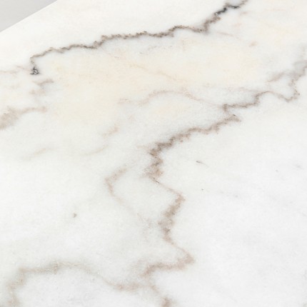 Eettafel Bistrot 120x60cm wit marmer Kare Design