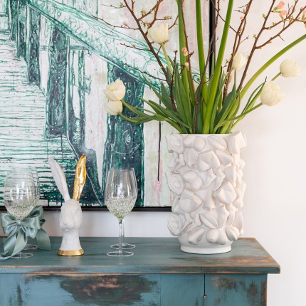 Verres à vin Confetti verts set de 4 Kare Design