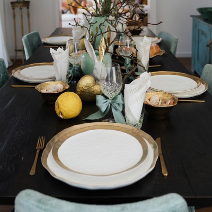 Verres à vin Confetti verts set de 4 Kare Design