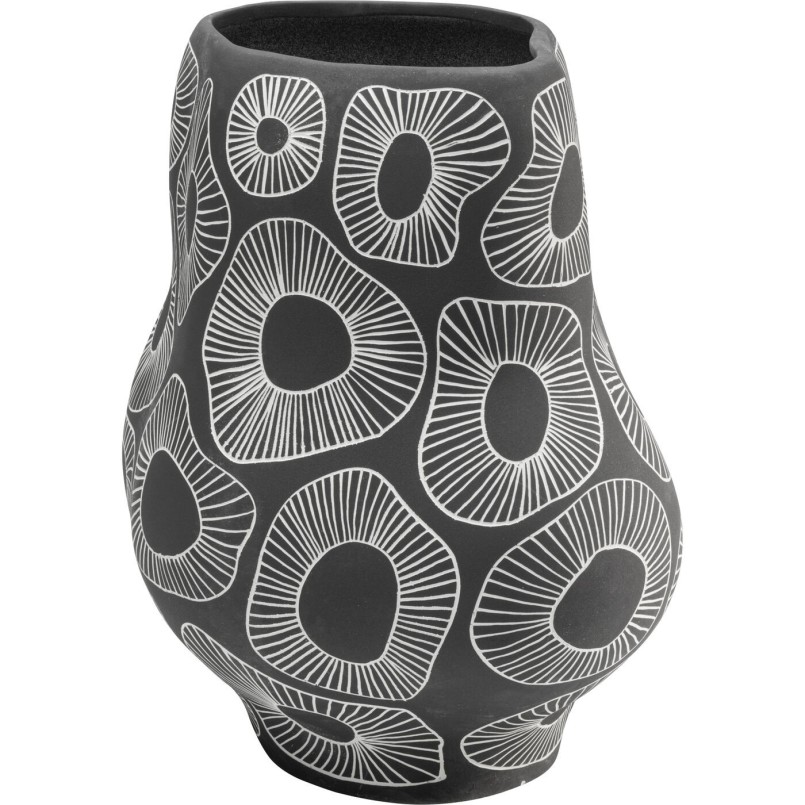 Vase Anemone gris 33cm