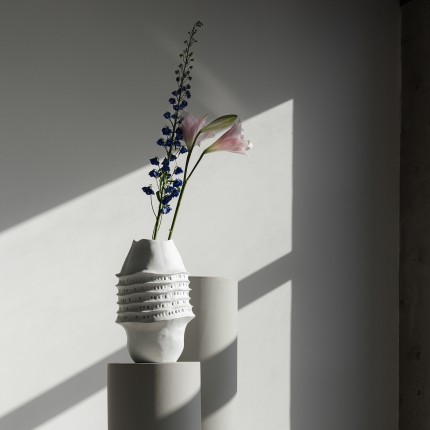 Vaas anemoon 39cm wit Kare Design