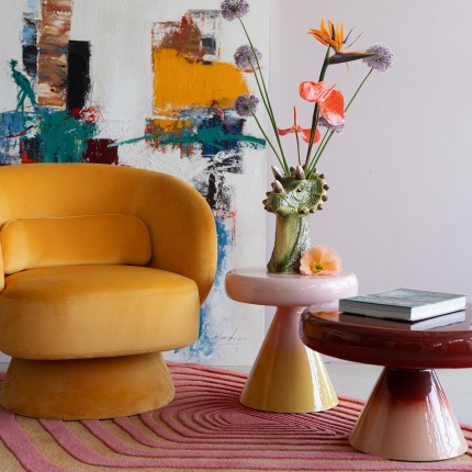 Vaas dinosaurus groen 33cm Kare Design