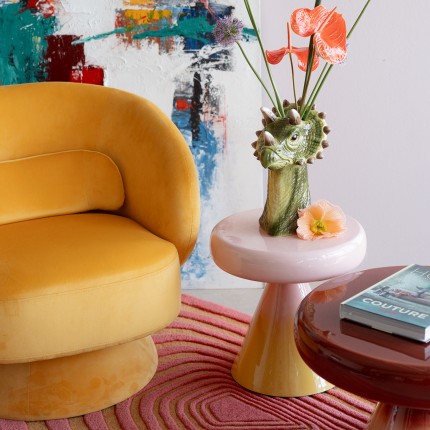 Salontafel Rici Ø60cm rood Kare Design