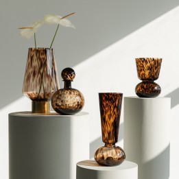 Vase en verre marron - Caramel - Kare Design