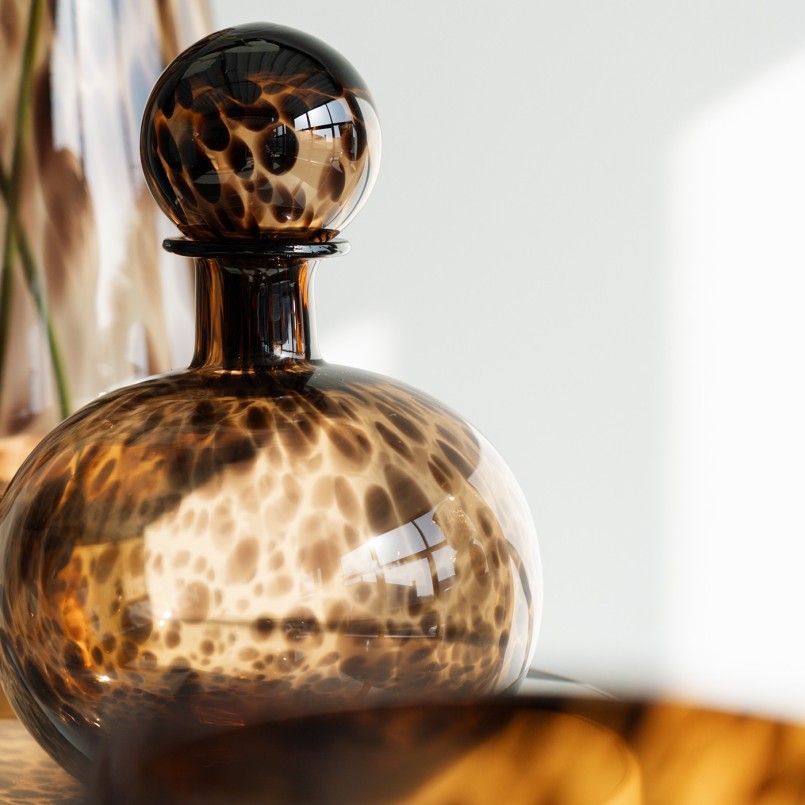 Carafe en verre marron - Caramel - Kare Design