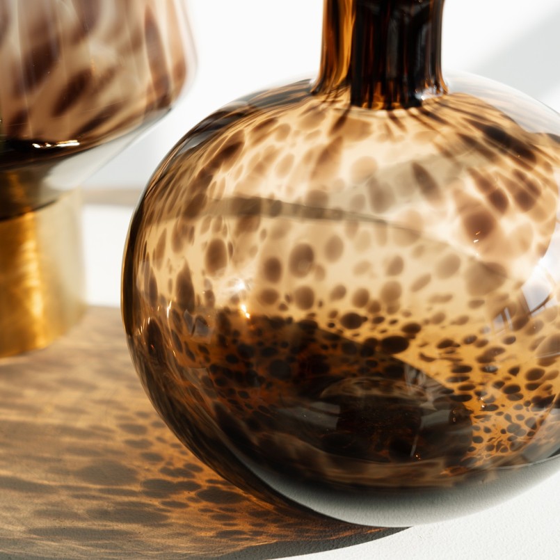 Brown glass carafe - Caramel - Kare Design