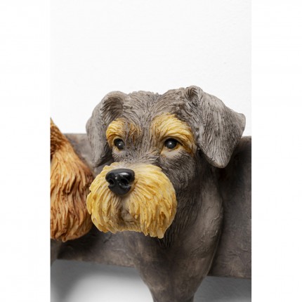 Portemanteau mural chiens 31cm Kare Design