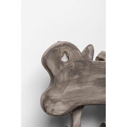 Portemanteau mural chiens 31cm Kare Design