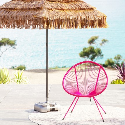 Fauteuil de jardin Acapulco Mono rose Kare Design