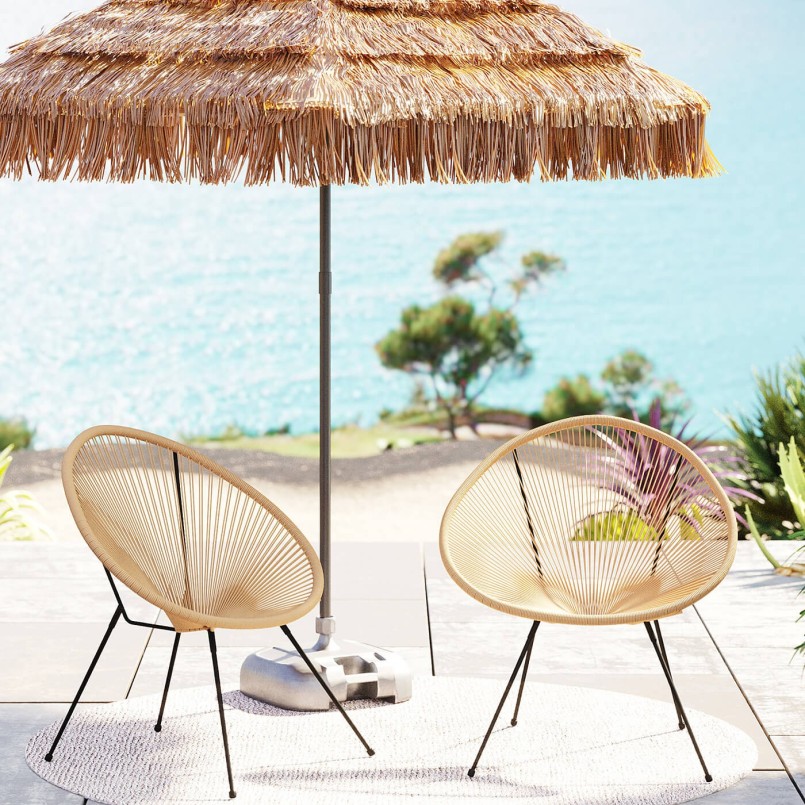 Fauteuil de jardin nature - Acapulco - Kare Design