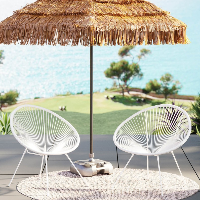 Fauteuil de jardin blanc - Acapulco - Kare Design