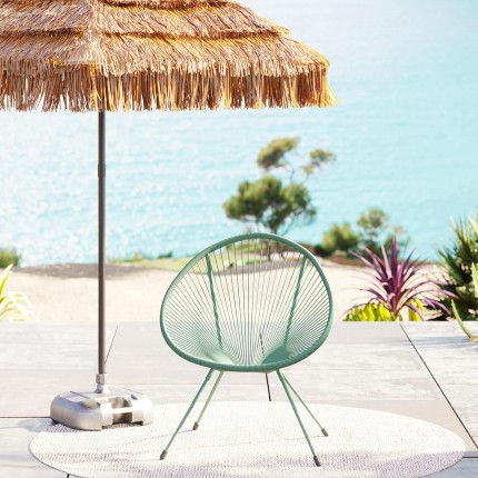 Tuinfauteuil Acapulco Mono groen Kare Design